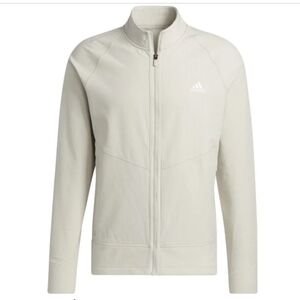 NWT Adidas $130 Statement Full Zip Jacket Ivory Men's Large Athleisure Gorpcore